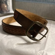 Levi  s Brown Leather Belt Size 32 B33 