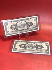 Ecuador 50 SUCRES 1982 Monument Rare UNC World Currency Ecuadoran BANKNOTES X 2