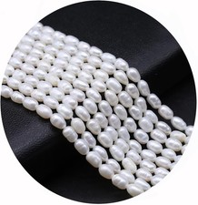 3-4mm White Pearl Beads for DIY Gifts and Jewelry Projects
