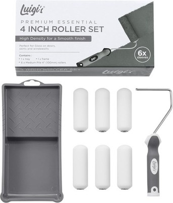 Luigi's Painting Brushes, Rollers, and Paint Pad Set