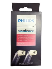 Philips Sonicare Power Flosser Comfort Tips (F2), 2pk, White HX3052/00