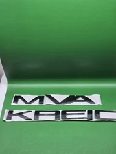 BLACK RAISED TAILGATE INSERT LETTERS NAMEPLATE 1.5" HIGH MAVERICK