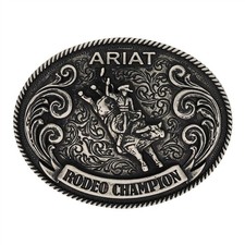 NOS Childs 1.25" Ariat Rodeo Bull Rider Riding Cowboy Western Dress Belt Buckle