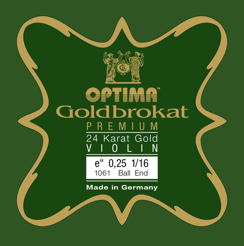 Violino - Corde - Corde Per Violino Goldbrokat Premium 24 Karat Gold - Mi 0,2...
