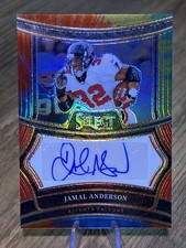 2024 Panini Select - Signatures Jamal Anderson #SP-JAN Tie-Dye Prizm /25 (AU)