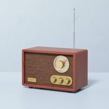 Portable AM/FM Bluetooth Radio Tonal Brown - Hearth Hand with Magnolia