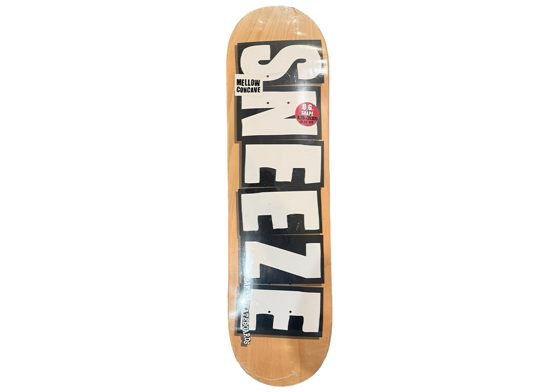 Size 8.25 - Baker x Sneeze Skateboard Deck 8.25 SNEEZE Brand New