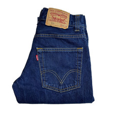 Levi's 511 Jeans Men's W28 L30 (Tag 30/32) Blue Denim Slim Straight Vintage Y2K