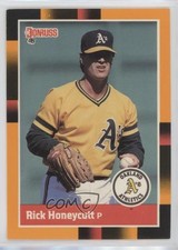 1988 Donruss Baseball's Best Box Set Rick Honeycutt #211 te2