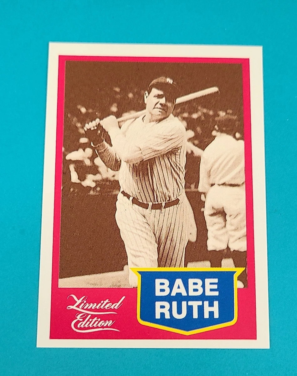 babe ruth limited edition card worth World's most valuable baseball $6m sold Babe Ruth's 1914 card, valued