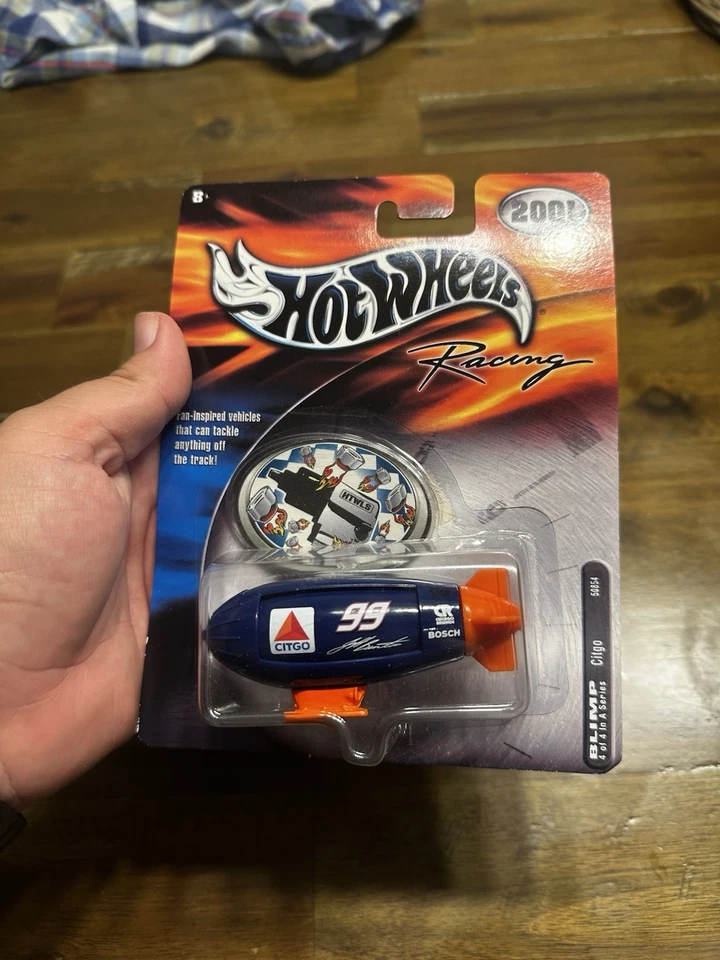 Hot Wheels 2001 Racing No99 дирижабль Jeff Burton Citgo масштаб 1:64 синий/оранжевый 4 из 4 - Изображение 3 из 4