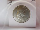 1953 D Franklin Half Dollar - Fine Circulated Condition - 90% Silver
