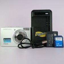 Samsung Digital Camera P1000 10.2MP Silver Tested Full Working Set