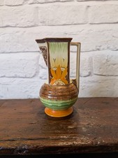 ANTIQUE ART DECO MYOTT AND SON HAND PAINTED JUG / VASE