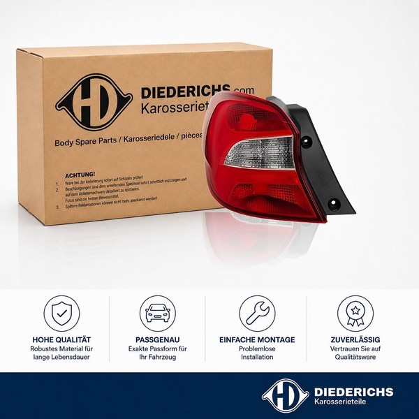 Heckleuchte Links Diederichs 1462091 FÜR Ford RÜCkleuchte Hecklicht-image