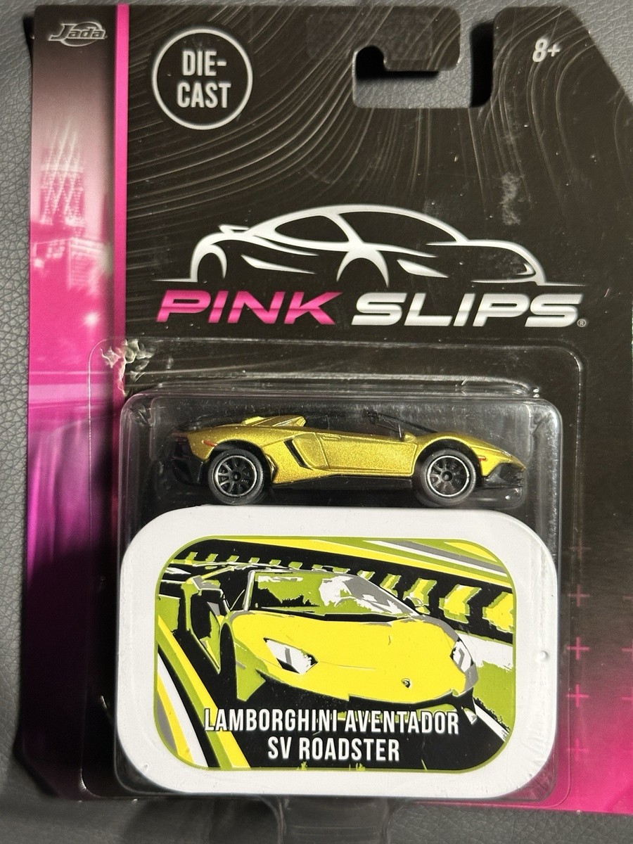 JADA PINK SLIPS 1:64 Lamborghini Aventador SV Roadster-NEW-Gold | eBay