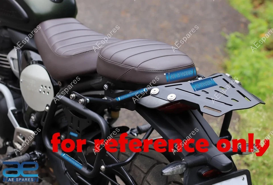 Rear Luggage Carrier Black Compatible With Triumph Speed 400 Scrambler 400 X view 2