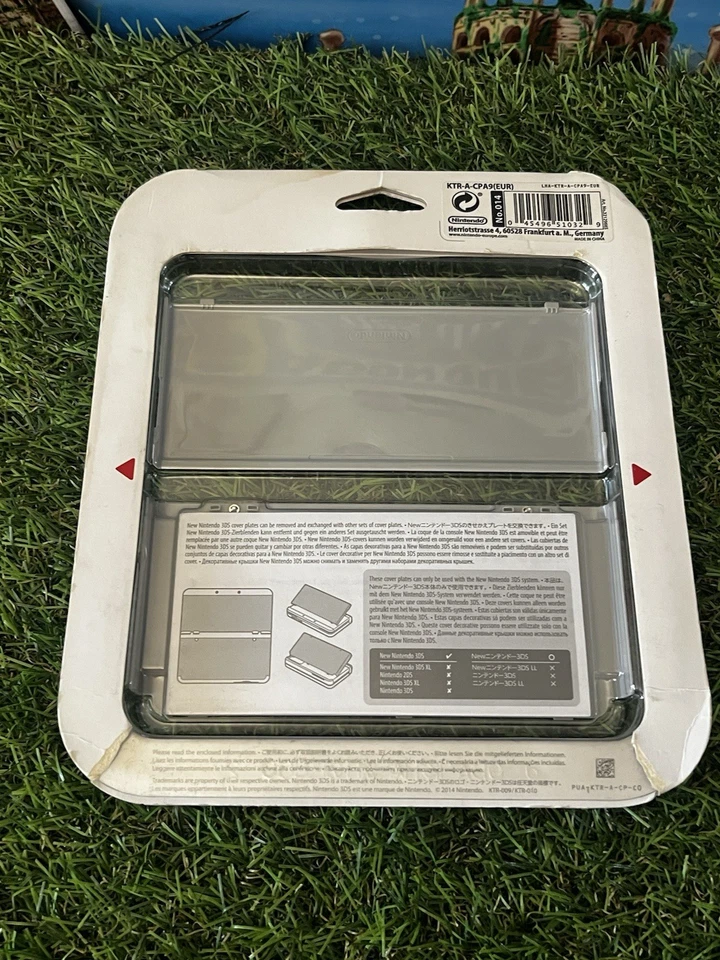 NEW Nintendo 3DS Cover Plates NO 014 ROSE BLANC RETRO New neuf blister NEU NIEW - Photo 3/4