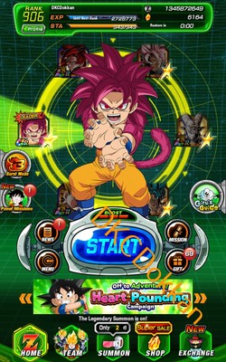 Dokkan Android, SSJ4 Daima, 4/4 GDC, 145 LR, 6164 Dragon Stones