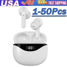 Bluetooth Earbuds Headset 5.3 Wireless Noise Cancelling Trucker Waterproof Lot