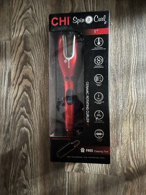 CHI Spin N Curl 1'' Curling Iron - Ruby Red (CA2288)