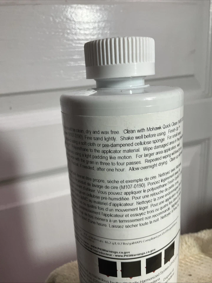 Mohawk Finishing Products Polyurethane Finish Up Satin 16oz M603-4205 - Image 4 of 4