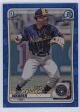 2020 Bowman Draft Chrome Blue Refractor 85/150 Zavier Warren #BD-97 za5
