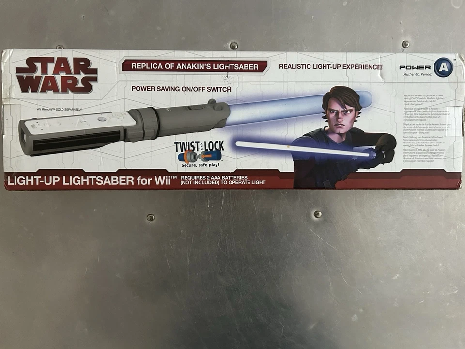 Star Wars Light-up Anakin's Blue Lightsaber for Wii New  - Image 2 of 2