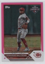 2023 Topps Pro Debut Fuchsia Foil 185/199 Leonardo Balcazar #PD-190 0l6m