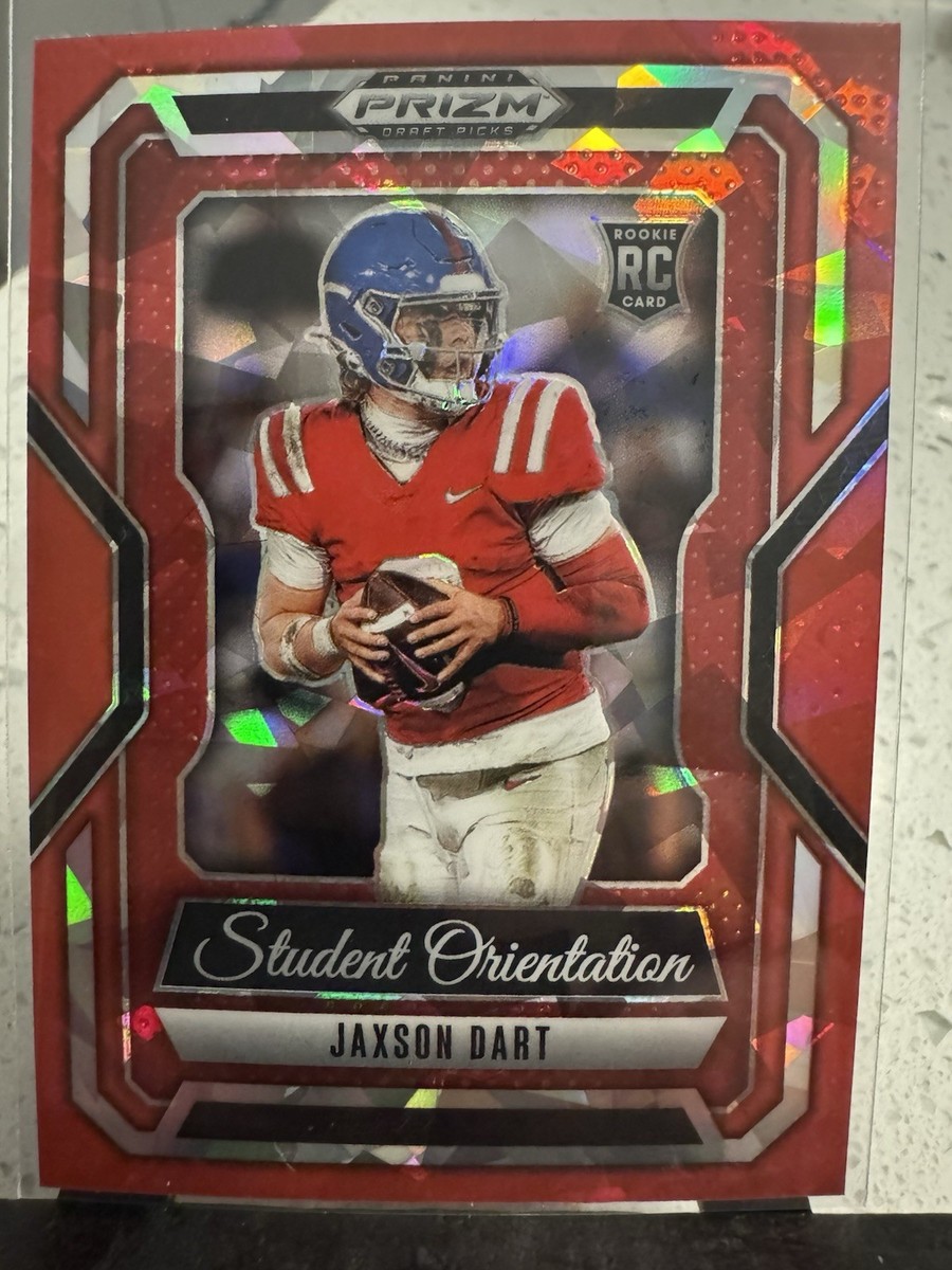 brightwin ポラロイド　当選品 2025 prizm draft picks #9 Jaxson Dart Student Orientation Red Ice