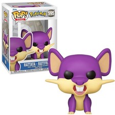 Funko POP! Figura Vinilo Juegos Rattata Pokemon #595 Nueva Talla Única