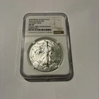 2016-W Burnished $1 American Silver Eagle NGC MS69 Brown Label