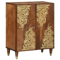 Sideboard Massivholz Mango Aufbewahrungsschrank Modernes Wohnzimmer Vidaxl