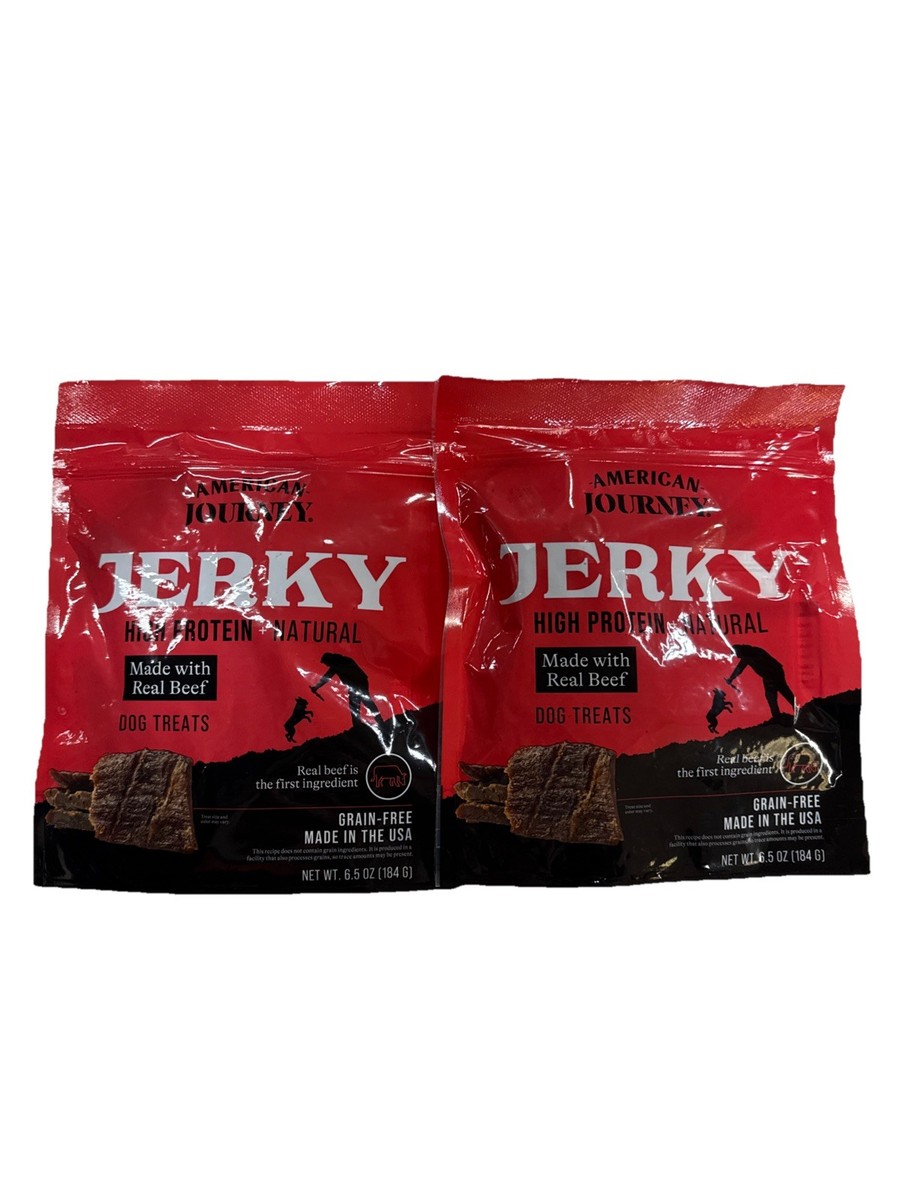 American Journey High Protein BeefJerky Dog Treats (2 Pack