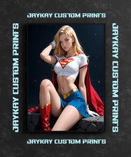 Supergirl Kara Danver DC Comic Justice League Poster Print - No Frame
