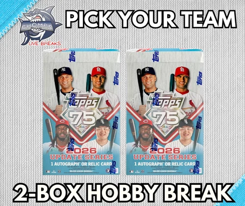 CINCINNATI REDS 2026 Topps Update Series 2-Box Hobby Break #5