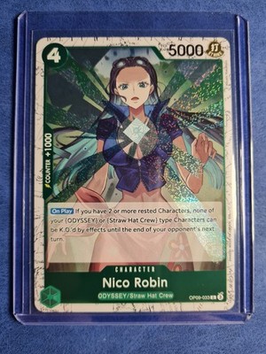 One Piece Nico Robin · OP09-033   Parallel Foil · The Best Vol.2 · Englisch · NM