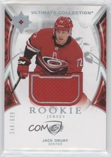 2021 Upper Deck Ultimate Collection Rookies Jersey 348/699 Jack Drury #187 1ot4