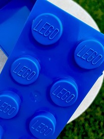 LEGO Storage Brick 8 Stud Large Blue Toy Box Bin Stackable Room Copenhagen 2012