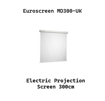 Euroscreen MD300-UK Diplomat Electric Projection Screen 300cm