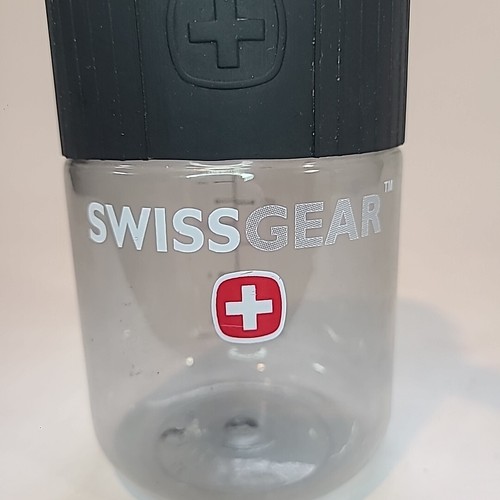 Swiss Gear Water Bottle Hiking Tumbler 32 Oz 1000 ml Gray Plastic Twist Top - 第 2/9 張圖片