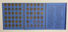 COMPLETE 1941-1958 P-D-S LINCOLN CENT SET (51 COINS) IN WHITMAN FOLDER    #200