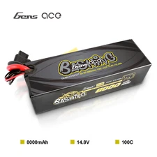 Gens Ace Bashing Pro 14.8v 100C 4S 8000mAh G-Tech Lipo Battery EC5 For Arrma Car