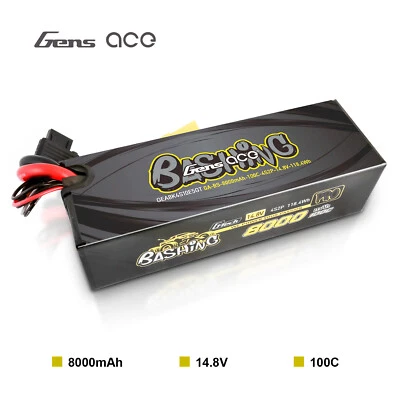 Gens Ace G-Tech 8000mAh 14.8V 100C 4S Lipo Akku EC5 Für 1:8 1:10 ARRMA RC Auto