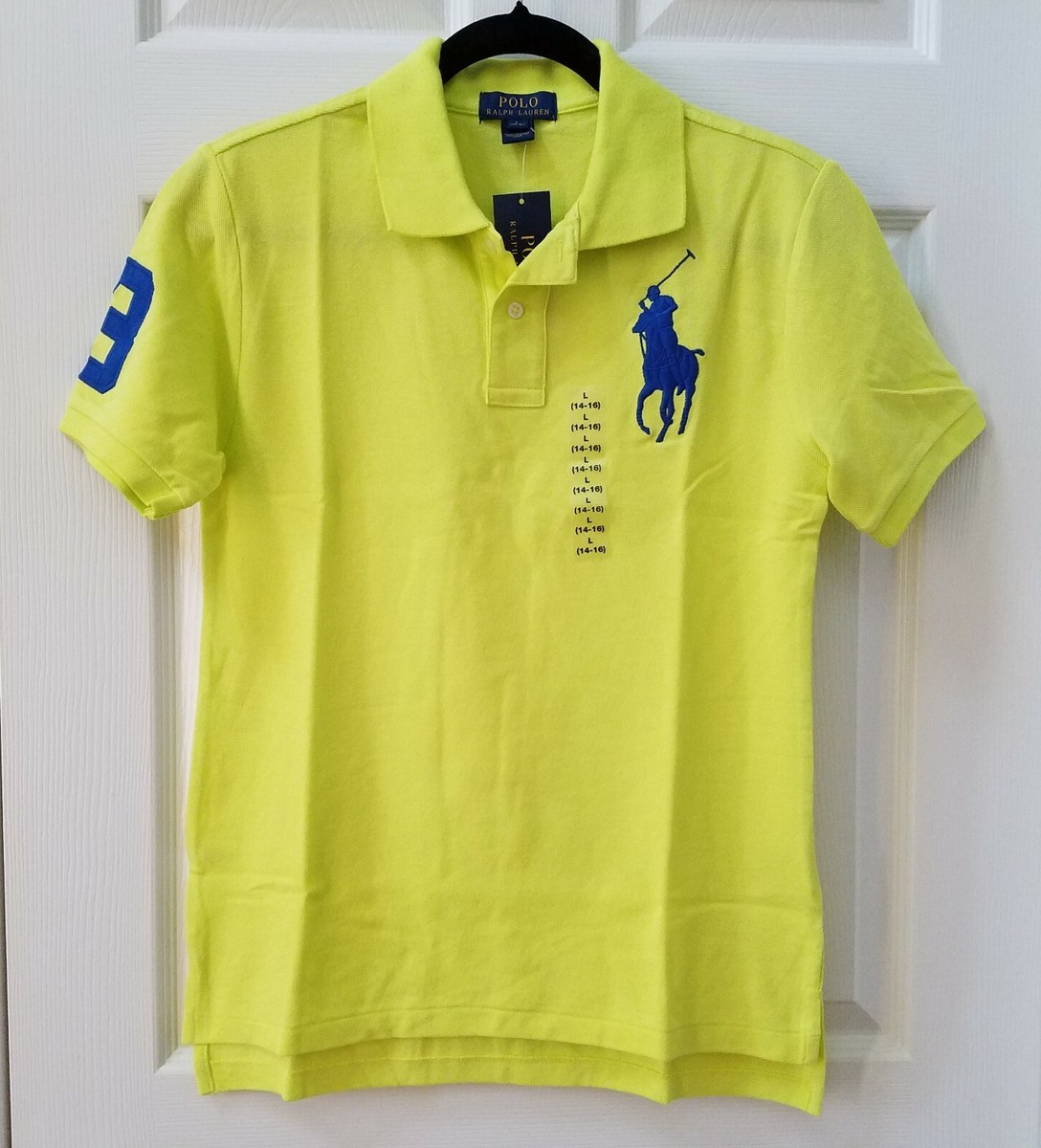 Brand New Polo Ralph Lauren Big Pony Boys Short Sleeve Polo Shirt