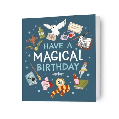 DANILO PROMOTIONS LTD Harry Potter Birthday Card Hedwig Birthday Card Includes Envelope 7x6 Inches