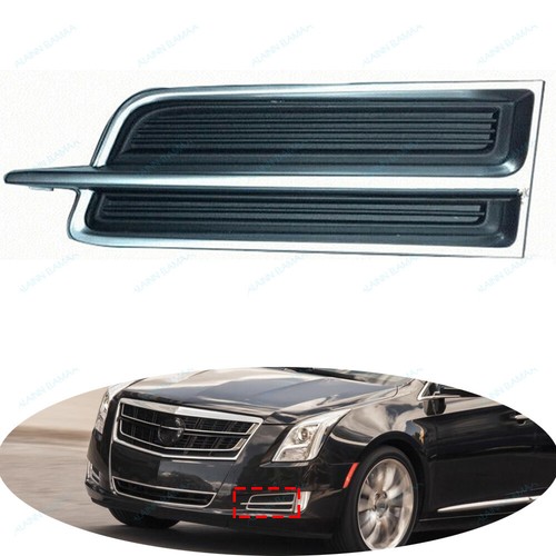 Front Bumper Fog Light Cover Grille Fit For 2013-2017 Cadillac XTS ...