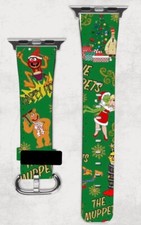The Muppets Christmas Kermit Miss Piggy Apple Watch Band 38/40/41 42/44/45 NEW