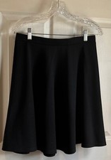 Black A-line Skirt knee high size M