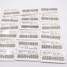 Dental Orthodontic Metal Bracket Braces Mini Standard Roth MBT Edgewise 25 Model